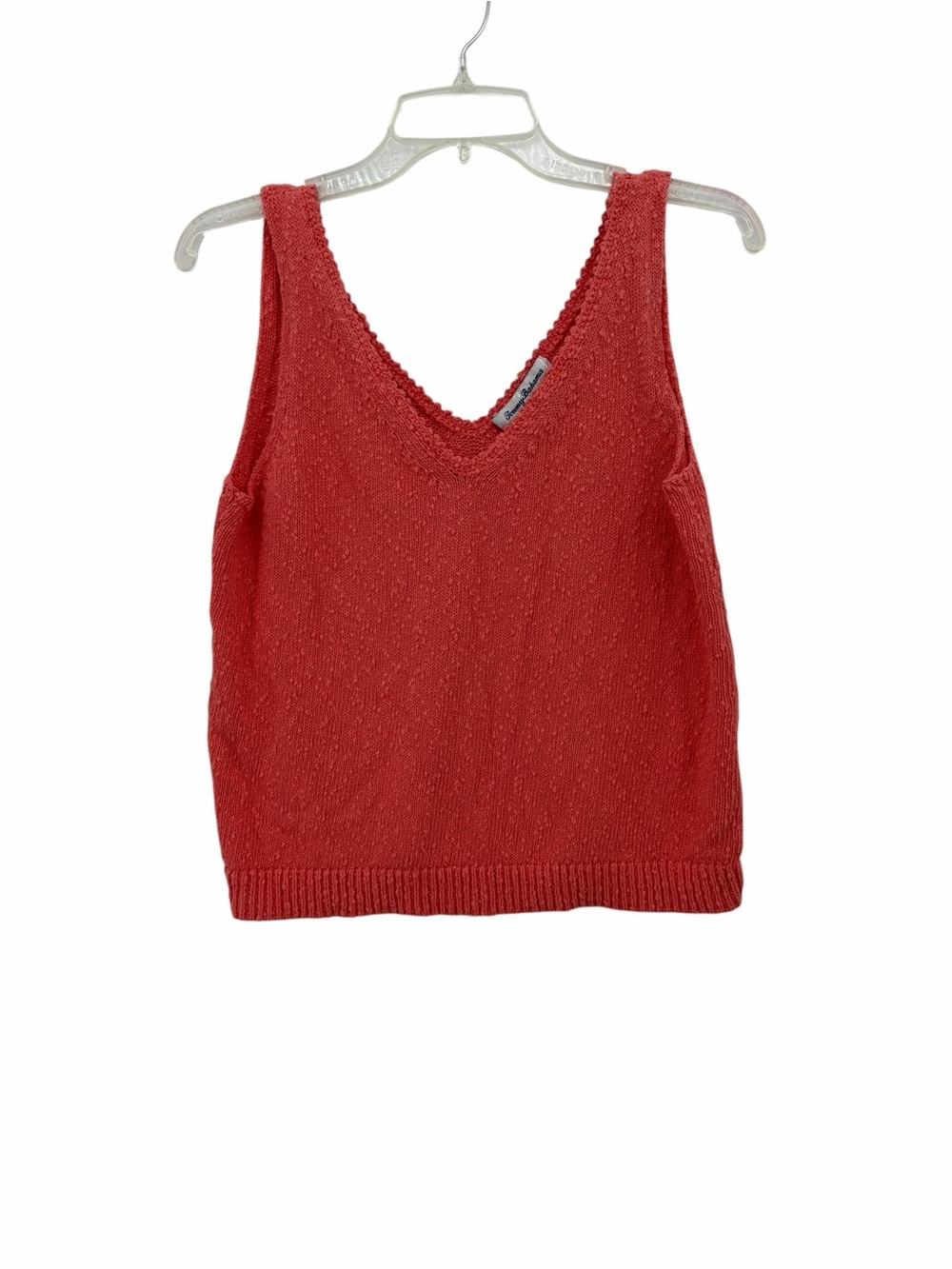 Tommy Bahama Red Sleeveless V-Neck Knit Tank